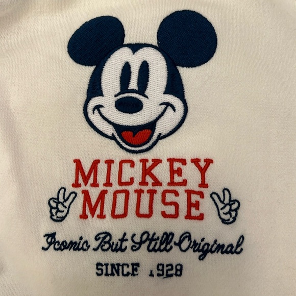 MICKEY MOUSE Sweatshirt HOODIE * Iconic * Juniors size M (7-9) * Can be UNISEX - Picture 2 of 6